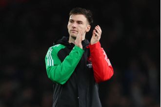 Celtic captain comments on transfer speculation involving Arsenal defender Kieran Tierney, praising his skill as a player.