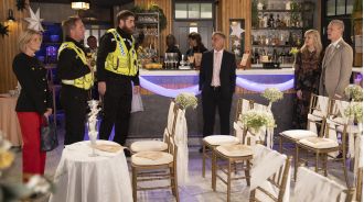 Gail suffers a brutal injury in the dramatic end of Coronation Street's Christmas Day.