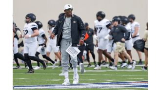 CU Buffs start preparing in San Antonio for Alamo Bowl.