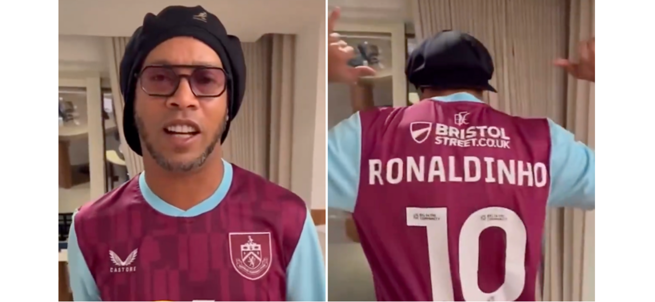 Ronaldinho is wearing a Burnley shirt for Christmas, the reason why has been uncovered.