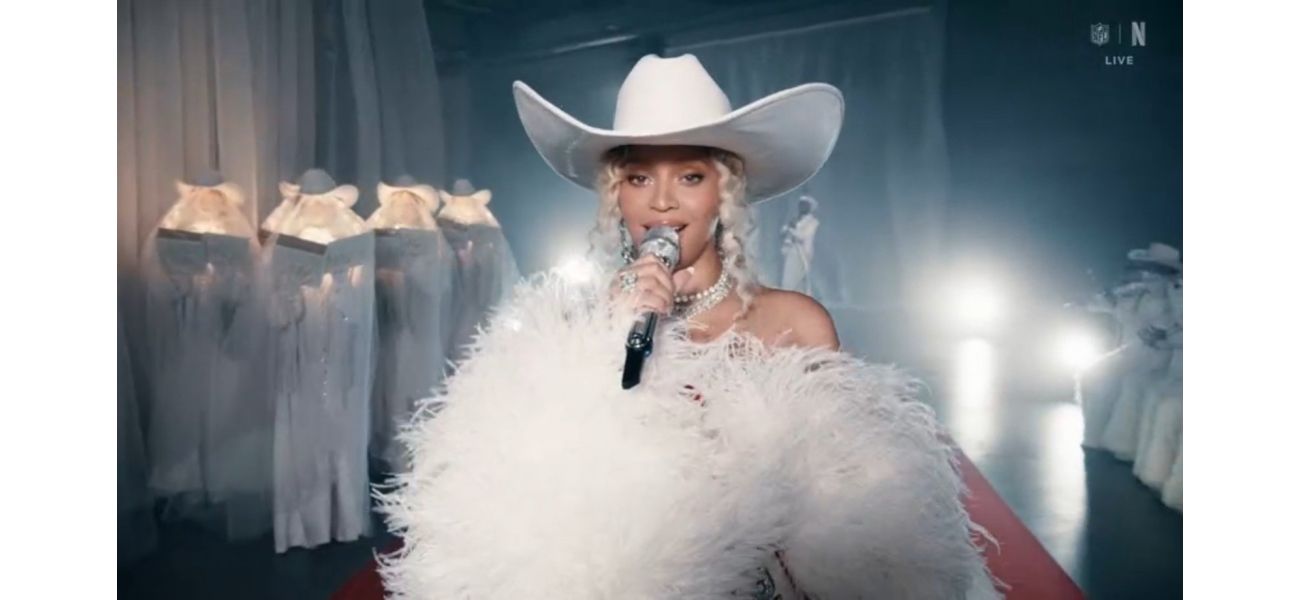 Beyoncé debuts Cowboy Carter at NFL event, surprises fans with family appearance.