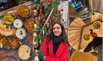 Triptii Dimri enjoys the taste of Indian food while abroad in the UK.