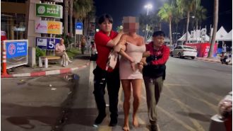 British tourist taken into custody for ‘hotel lobby sex attempt’ while inebriated.