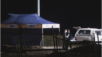 A man has died in Melbourne's outskirts after an accident involving fireworks.