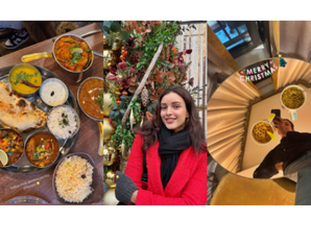 Triptii Dimri enjoys the taste of Indian food while abroad in the UK.