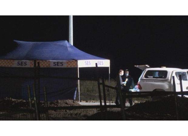A man has died in Melbourne's outskirts after an accident involving fireworks.