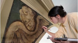 Boston church known for Paul Revere reveals ancient angels discovered during renovation.