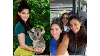 Saiyami Kher fulfills childhood dreams in Australia.