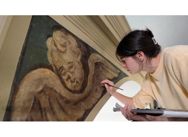 Boston church known for Paul Revere reveals ancient angels discovered during renovation.