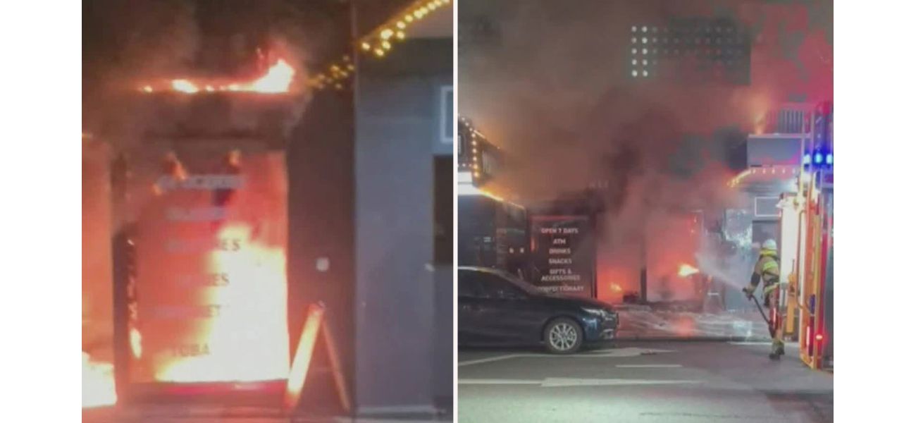 Video shows explosion at Brisbane tobacco shop