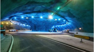 The world's only underwater roundabout connects Scotland and Iceland.