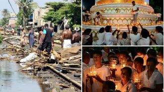 People pay respects on 20th anniversary of deadliest tsunami