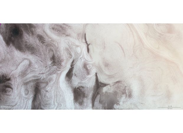 Strange 'winter wonderland' sight seen 140 million miles away from us.