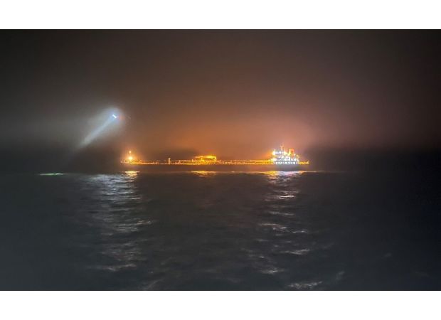 Finnish authorities hold Russian vessel involved in damaging crucial power cable.