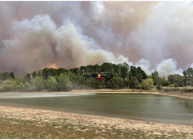 Bushfire in Grampians National Park continues to grow, making it a challenging time for authorities and residents.