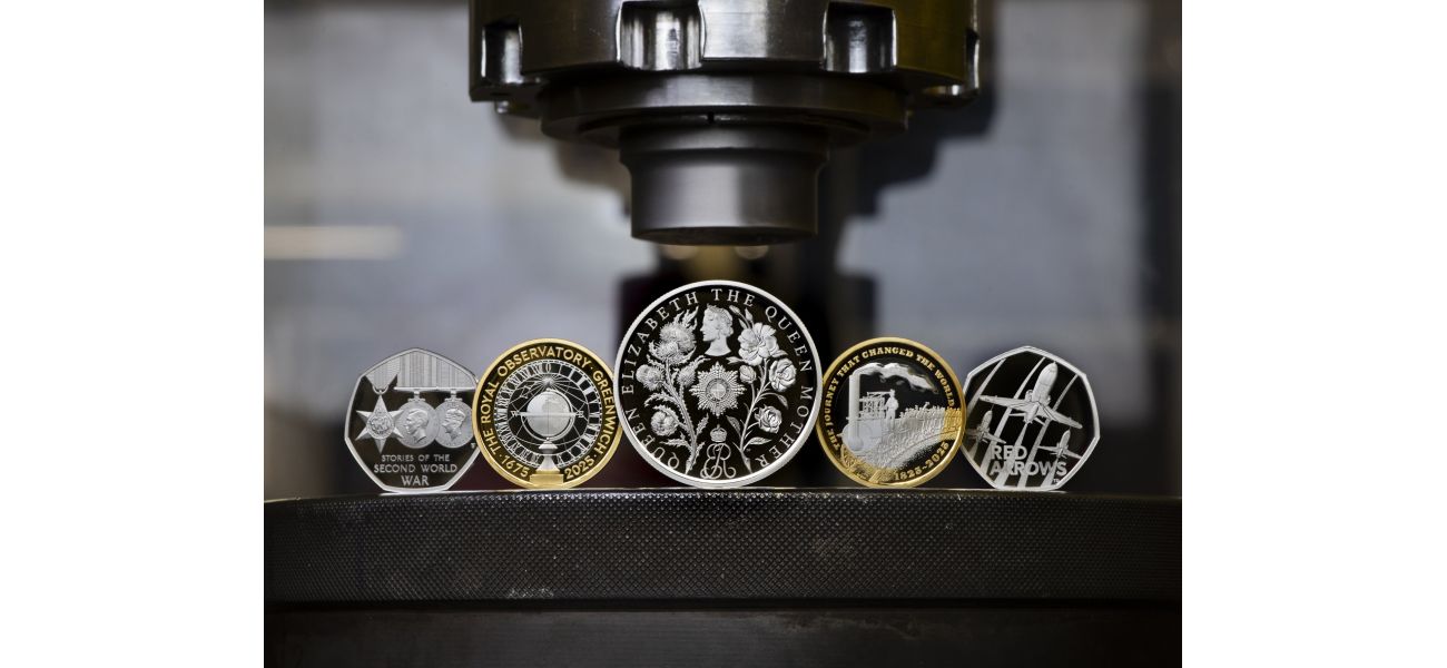 New coins coming from the Royal Mint in 2025 with unique designs.