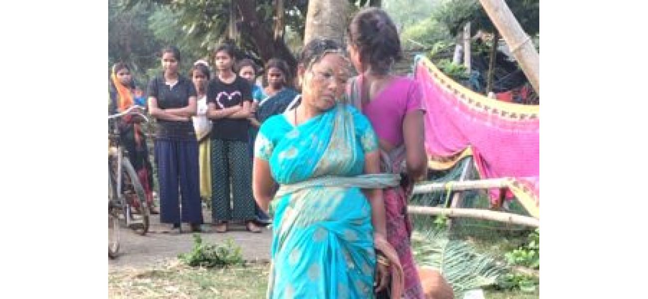 3 villagers restrained to trees for attempted conversion.