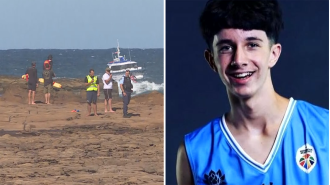 Body of 15-year-old boy swept off rocks found during police search.