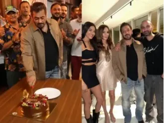 Salman Khan throws cozy birthday bash.