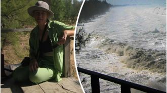Kimina's trip to an island ended in the biggest tsunami ever recorded.