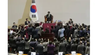 National Assembly of South Korea votes to remove Acting President Han after opposition takes control.