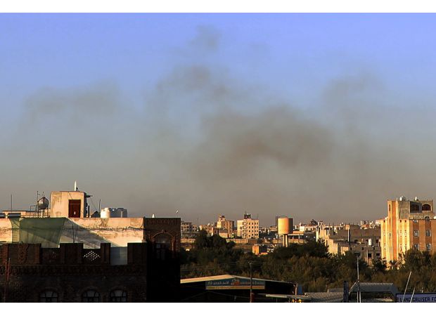 Israel bombs Yemen's capital while WHO leader is in the area.