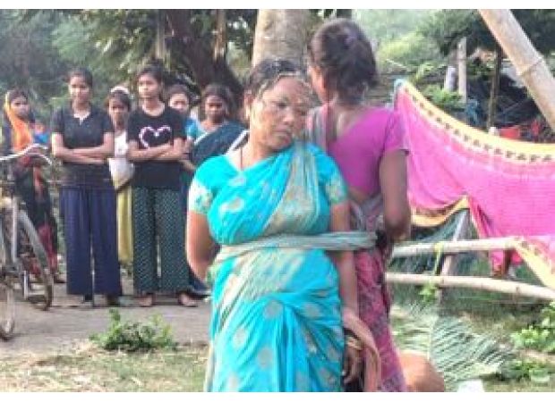 3 villagers restrained to trees for attempted conversion.