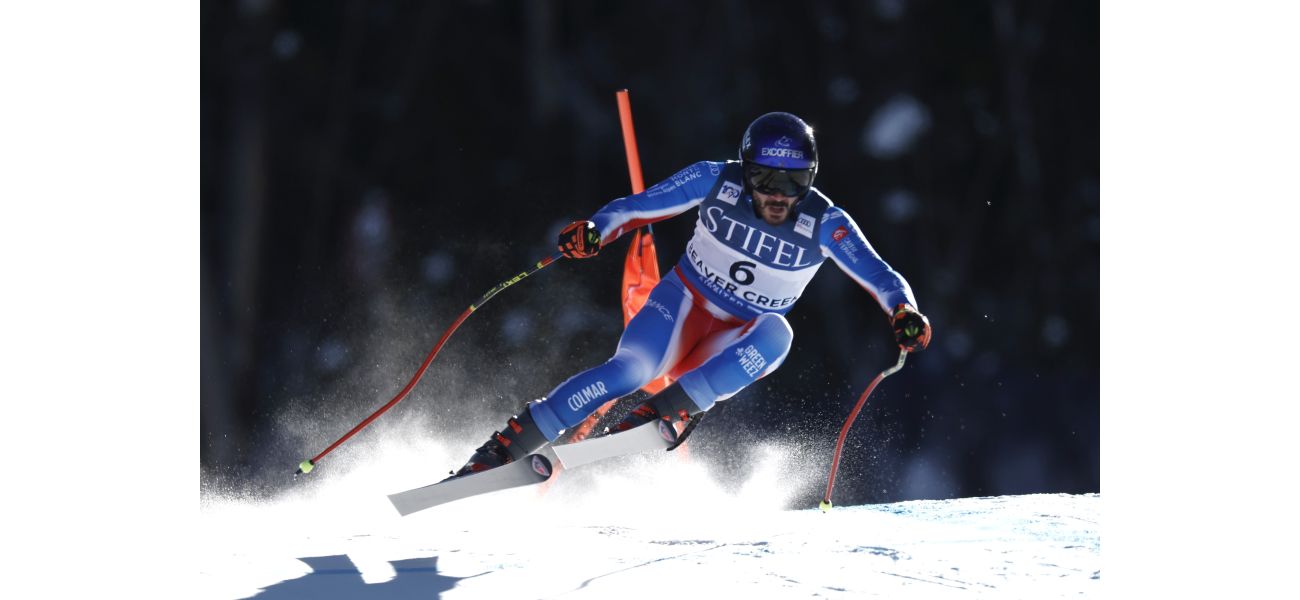 French skier Cyprien Sarrazin was taken to the hospital by helicopter following a serious crash during downhill training.