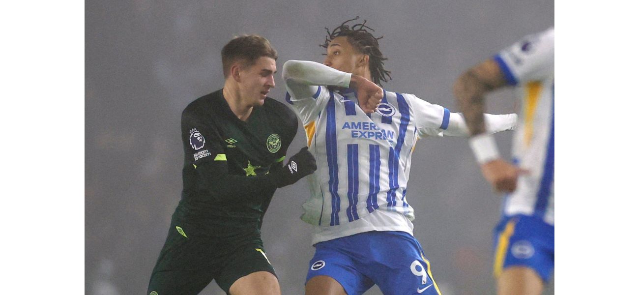 Joao Pedro avoids getting sent off for his elbow incident in match against Brighton and Brentford.