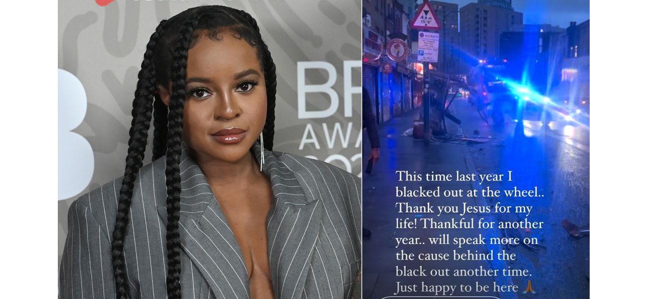 Sugababes member Keisha Buchanan involved in car accident due to losing consciousness while driving.