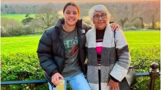 Sam Kerr's grandmother critically injured in car accident.