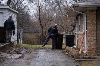 Two females found deceased in double murder in Park Forest, with two unharmed children also present in the home.