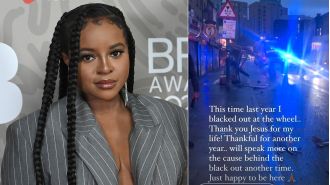 Sugababes member Keisha Buchanan involved in car accident due to losing consciousness while driving.