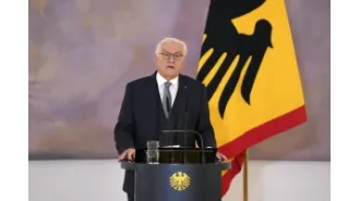 German president calls for new election on Feb 23 after dissolving parliament.