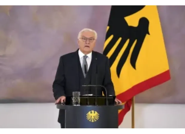 German president calls for new election on Feb 23 after dissolving parliament.