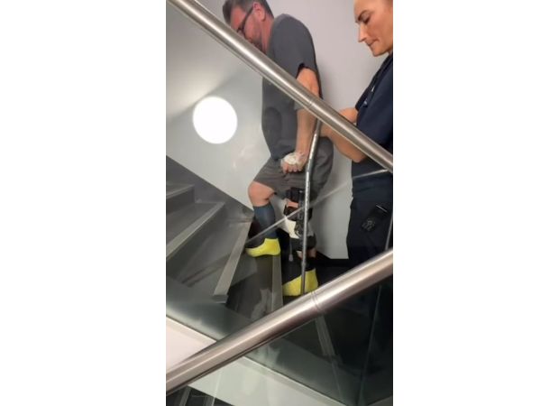 Nick Knowles recovering from surgery to walk normally again following injury on Strictly Come Dancing.