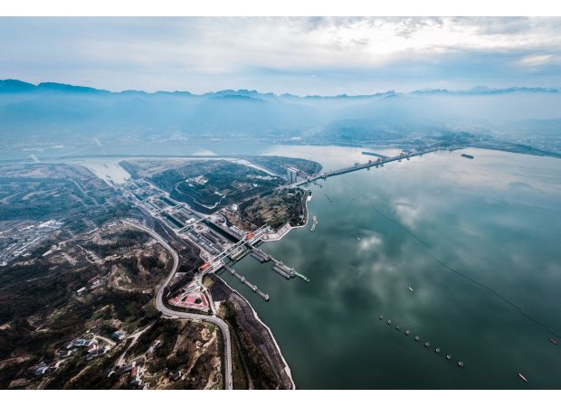 China is building a massive dam that will produce 300 billion kWh of electricity annually, making it the world's largest.