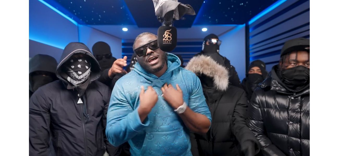 A gang member released early by Labour boasts about increasing crime in his new rap.
