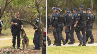 Three teens detained by police following operation on calm Sydney street.