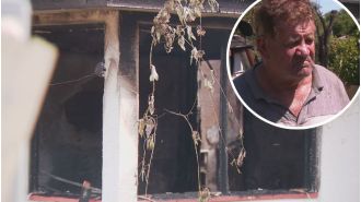 A disabled person's house was burned down in a suspicious fire, according to the police.