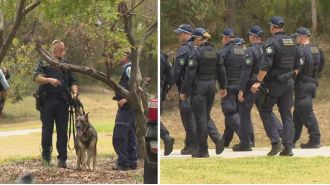 Three teens detained by police following operation on calm Sydney street.