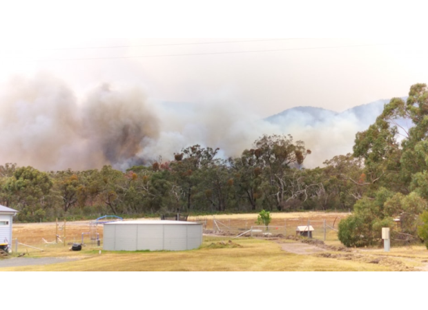 Grampians bushfires claim home, fences, and sheds.
