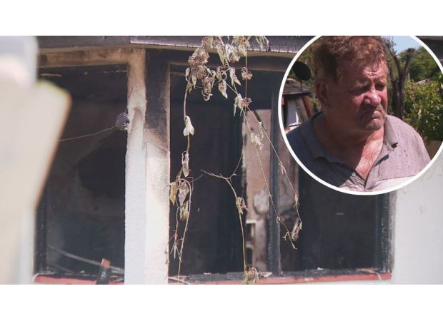 A disabled person's house was burned down in a suspicious fire, according to the police.