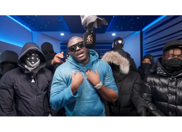 A gang member released early by Labour boasts about increasing crime in his new rap.