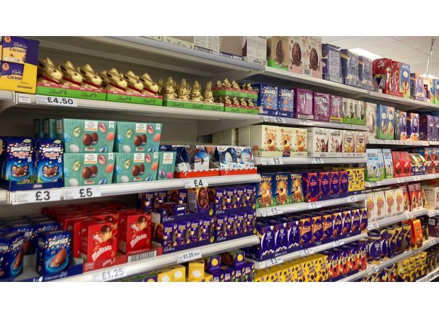 Consumers are angry that Easter products are being sold before Christmas has ended.