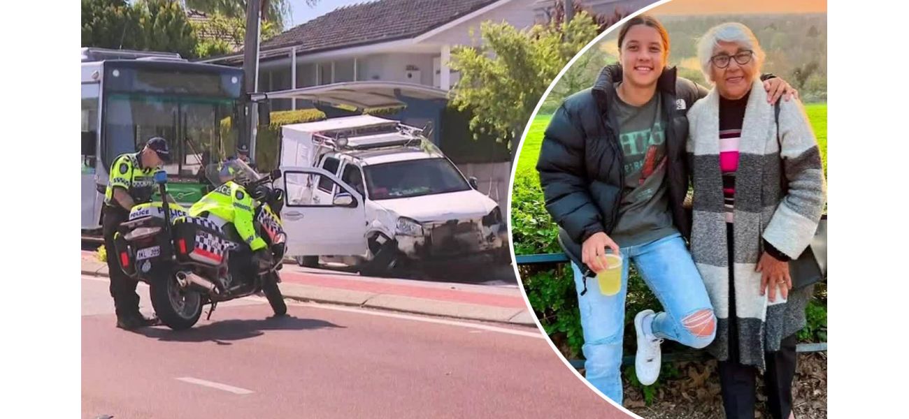 Sam Kerr's grandmother was struck by a car in the same place her grandfather died two decades earlier.