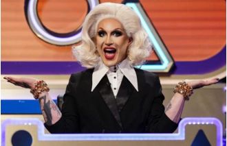 UK's warped homophobia exposed in BBC's Blankety Blank Christmas special.