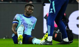Saka thanks Arsenal fans for their support following surgery.