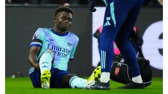 Saka thanks Arsenal fans for their support following surgery.