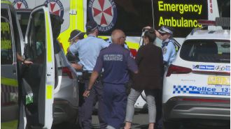 A man faces a murder charge for a body discovered in a western Sydney driveway.